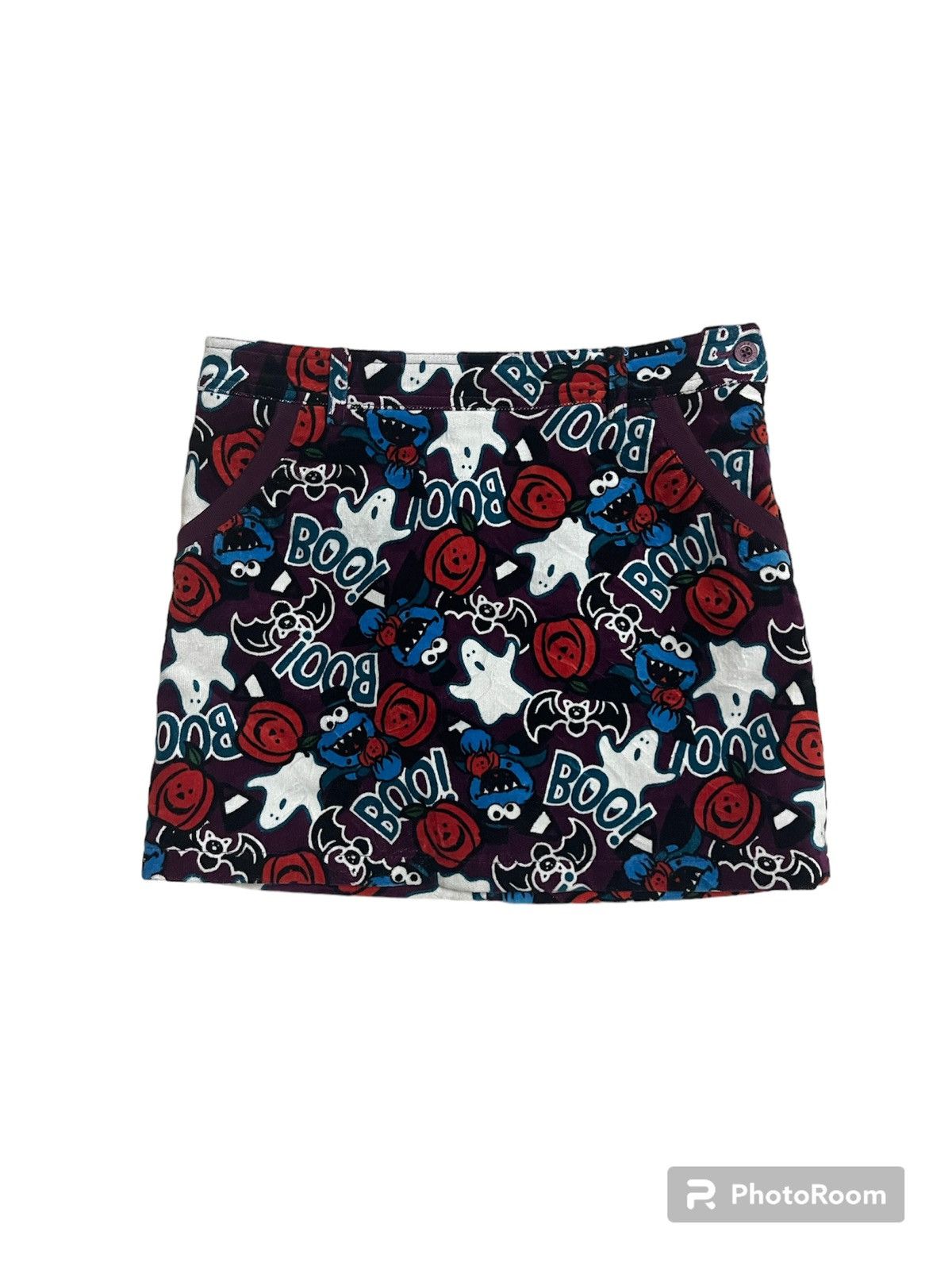 Cartoon Network × Japanese Brand Sesame Street Skirt Pocket Full Prints Size 28" / US 6 / IT 42 - 1 Thumbnail