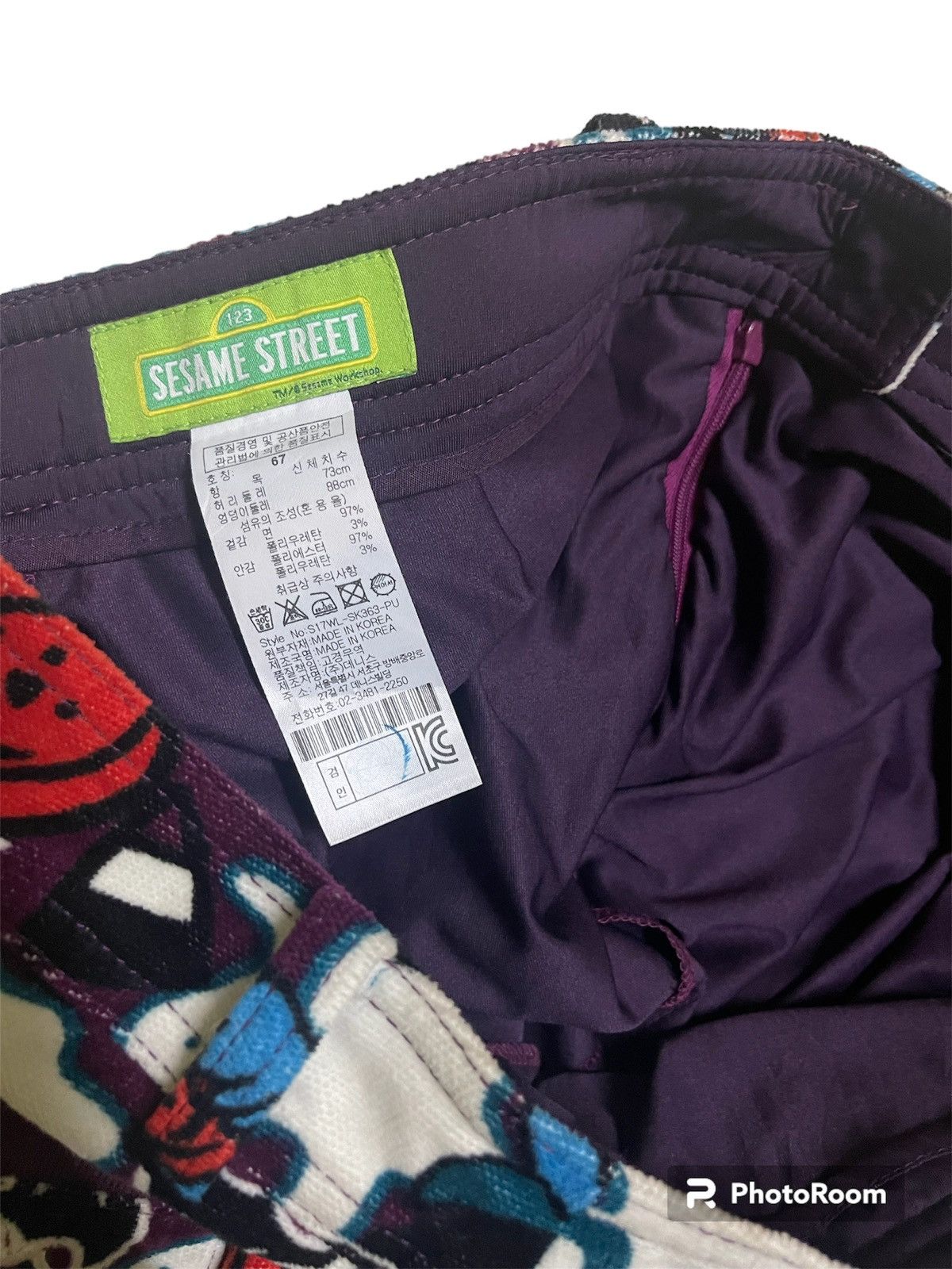 Cartoon Network × Japanese Brand Sesame Street Skirt Pocket Full Prints Size 28" / US 6 / IT 42 - 8 Thumbnail