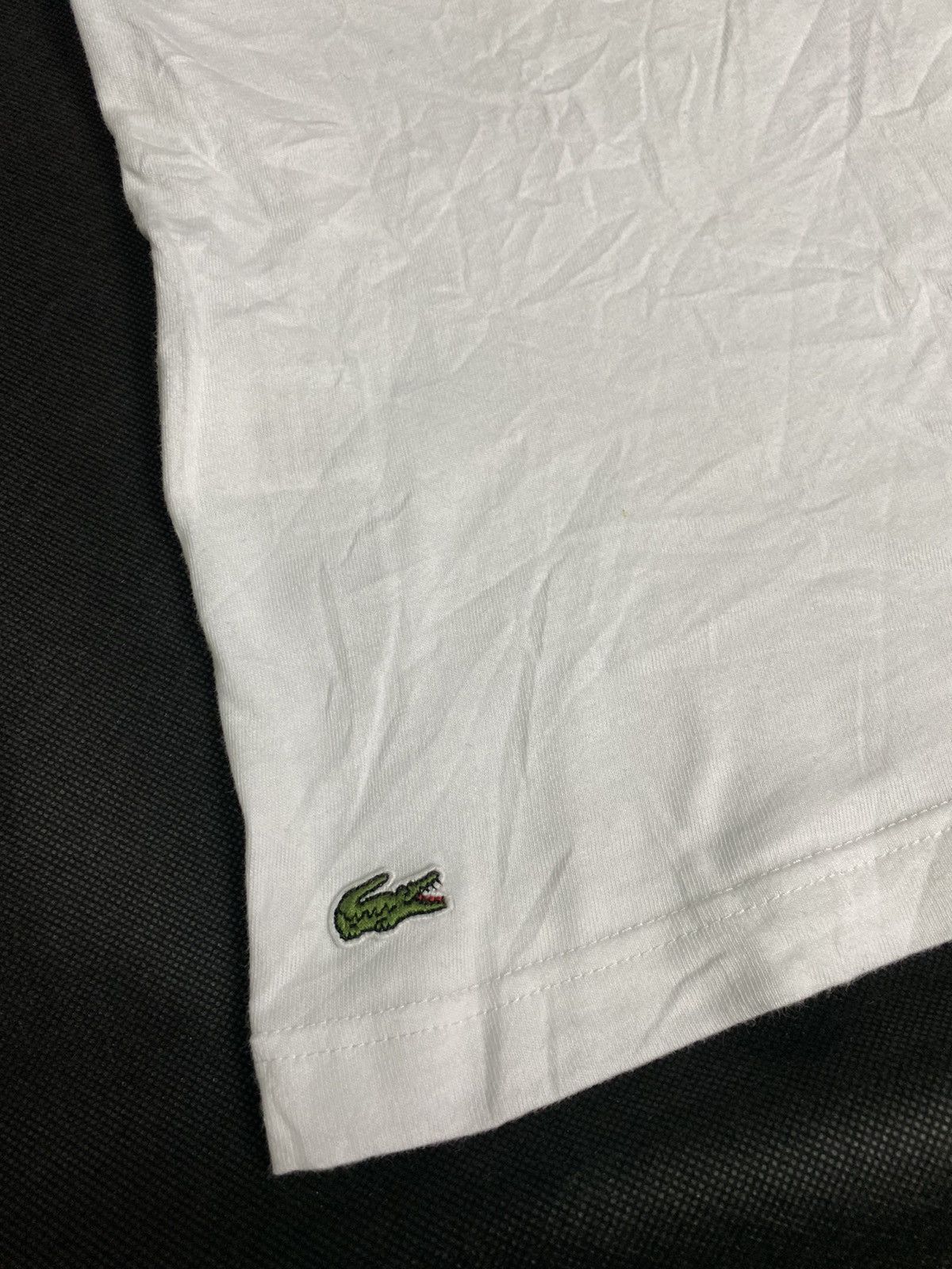 Lacoste Lacoste White Tee Shirt Size US S / EU 44-46 / 1 - 4 Thumbnail