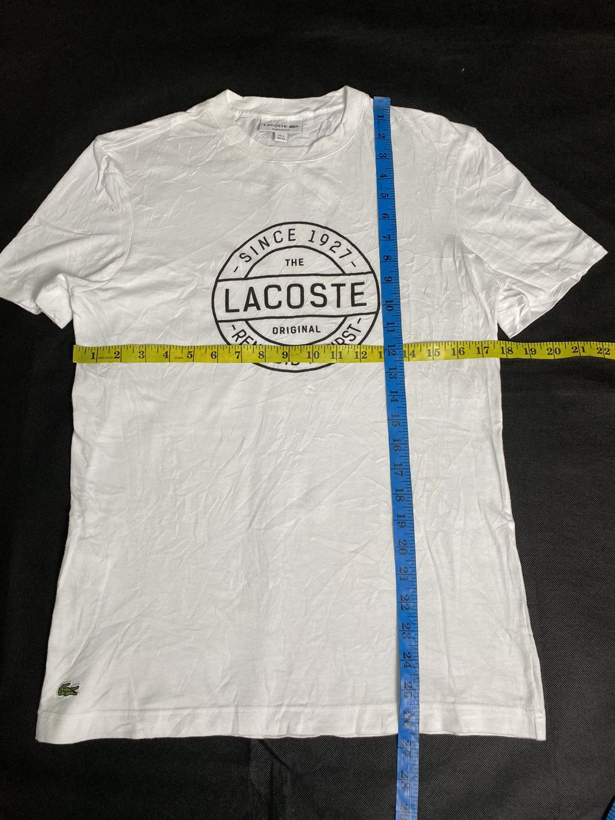 Lacoste Lacoste White Tee Shirt Size US S / EU 44-46 / 1 - 8 Thumbnail