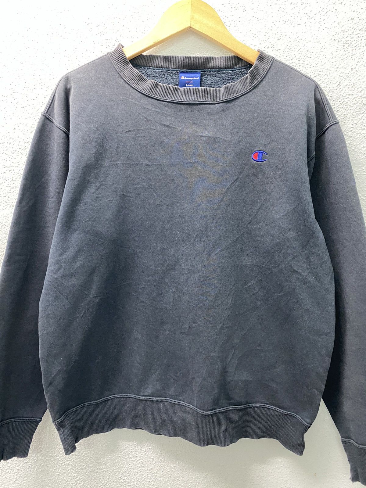 Champion × Vintage Vintage Champion Sun Faded C Logo Sweatshirt Size US L / EU 52-54 / 3 - 2 Thumbnail