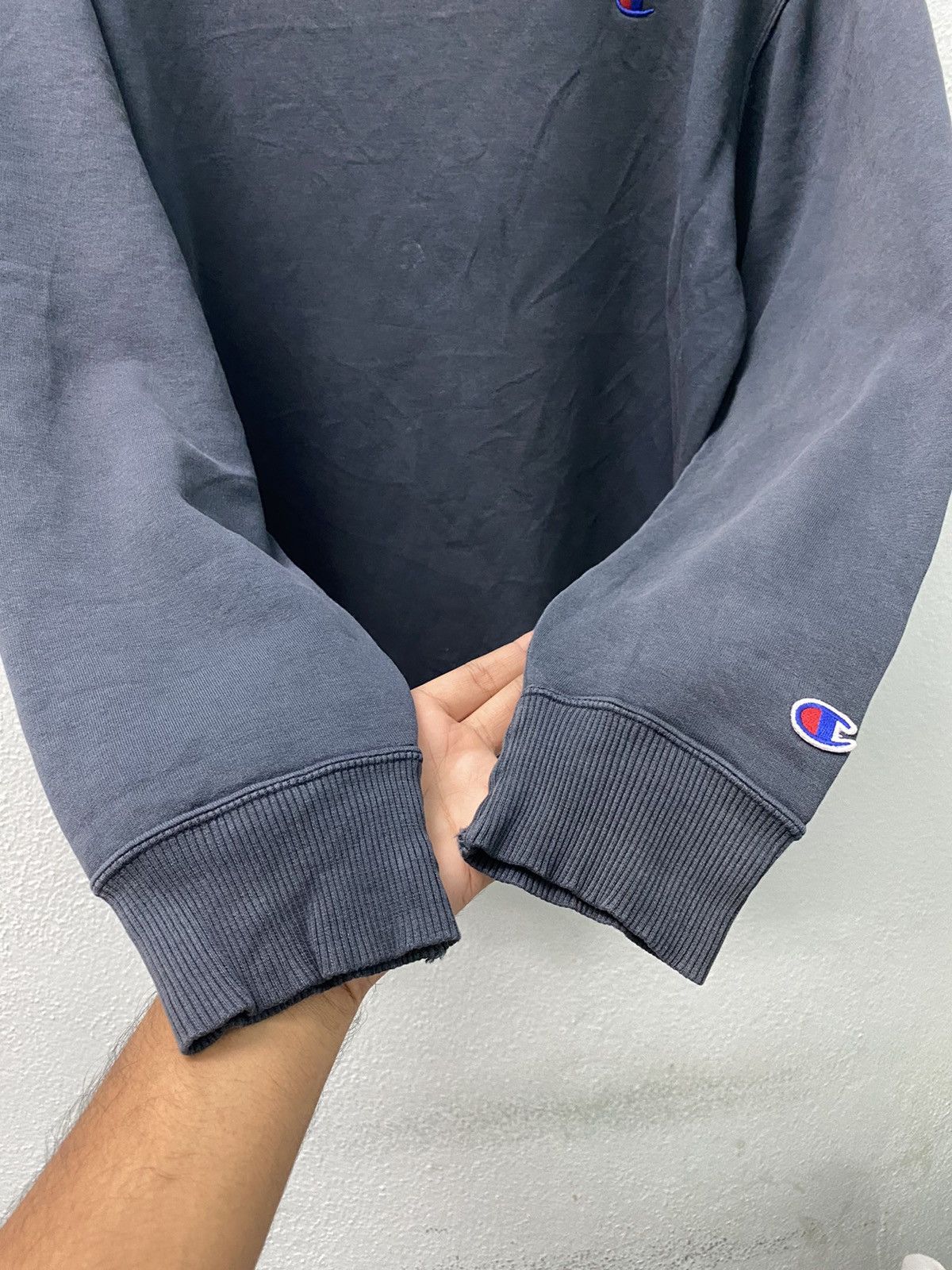 Champion × Vintage Vintage Champion Sun Faded C Logo Sweatshirt Size US L / EU 52-54 / 3 - 5 Thumbnail