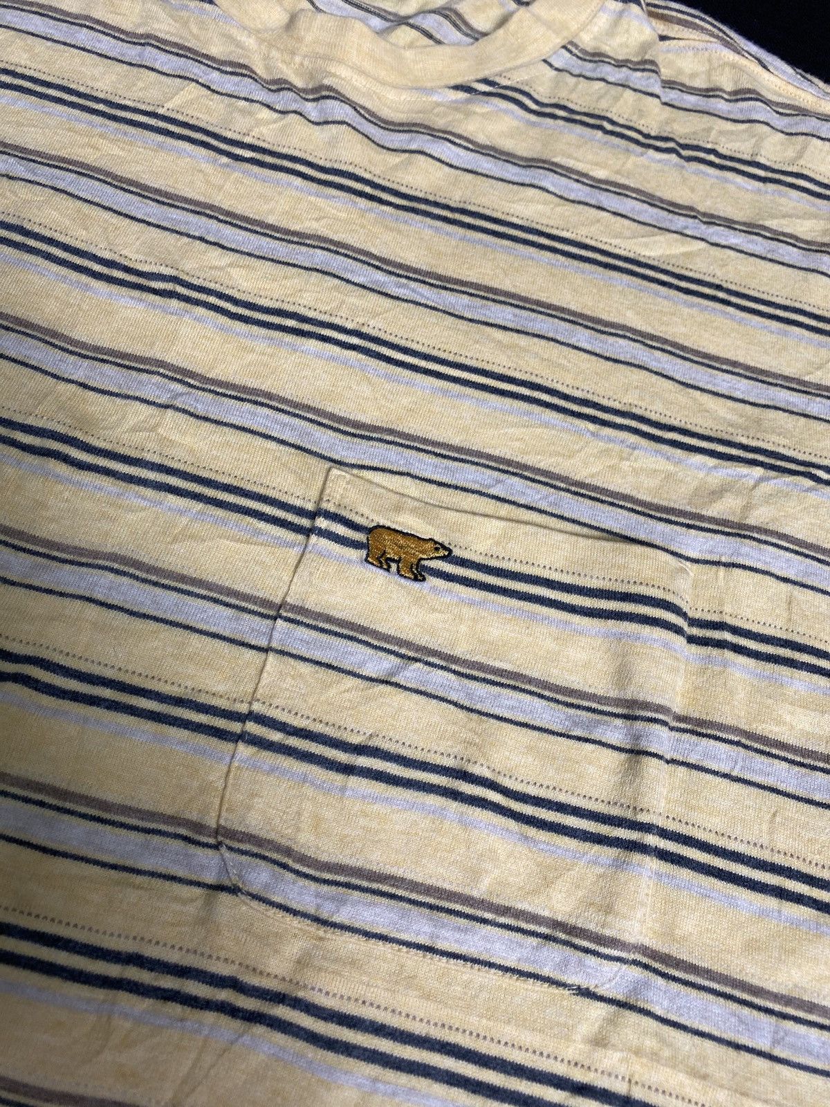 Golden Bear × Vintage Vintage Golden Bear Stripe Tee Shirt Size US L / EU 52-54 / 3 - 2 Thumbnail