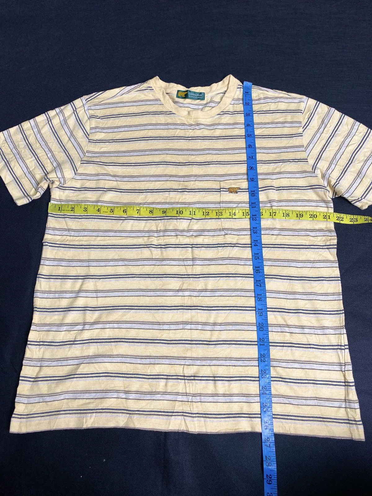 Golden Bear × Vintage Vintage Golden Bear Stripe Tee Shirt Size US L / EU 52-54 / 3 - 6 Thumbnail