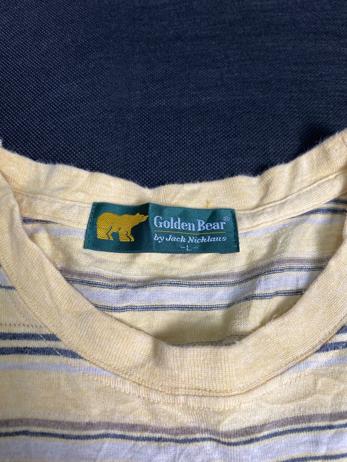 Golden Bear × Vintage Vintage Golden Bear Stripe Tee Shirt Size US L / EU 52-54 / 3 - 3 Thumbnail