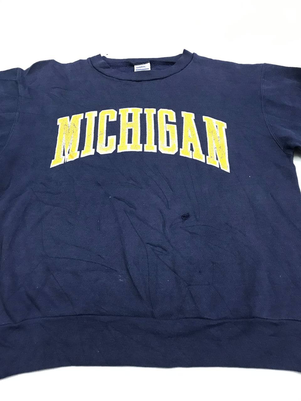 Vintage Vintage Michigan Spellout Crewneck Sweatshirt Size US M / EU 48-50 / 2 - 6 Thumbnail