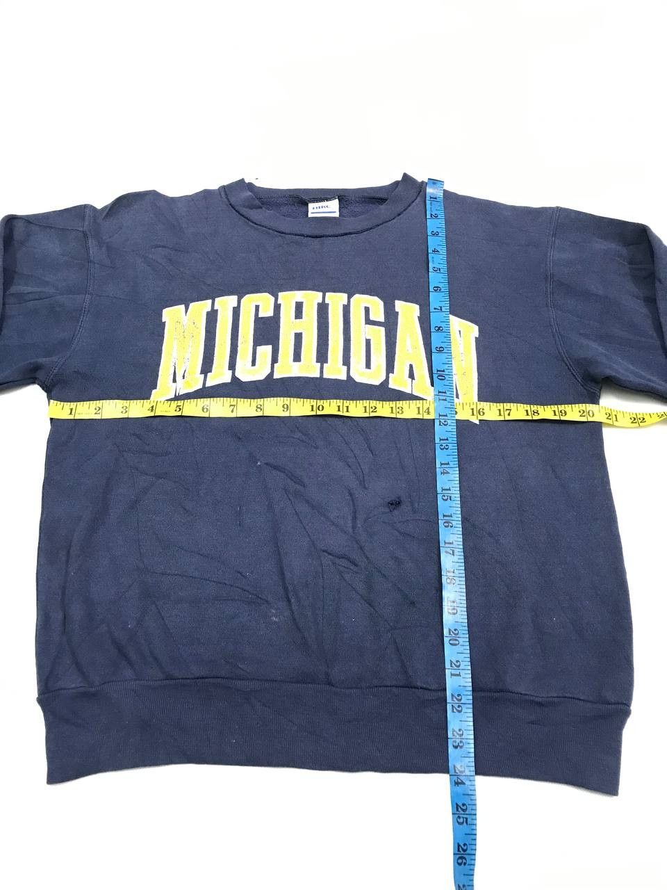 Vintage Vintage Michigan Spellout Crewneck Sweatshirt Size US M / EU 48-50 / 2 - 13 Thumbnail