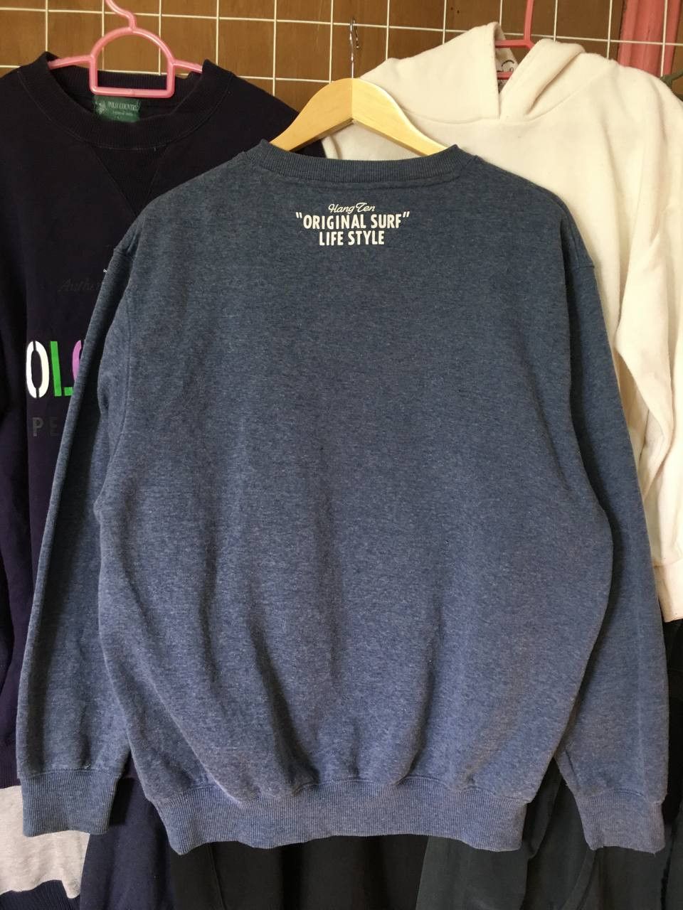 Hang Ten × Japanese Brand Vintage Hang Ten Stripe Small Logo Embroidery Sweatshirt Size US L / EU 52-54 / 3 - 8 Thumbnail
