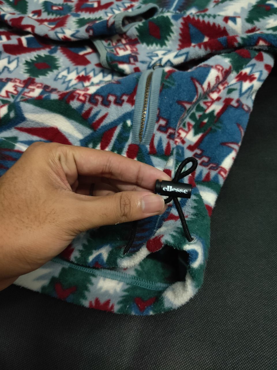 Ellesse × Vintage Vintage Ellesse Printed Fleece Hoodie Full print Size US M / EU 48-50 / 2 - 7 Thumbnail