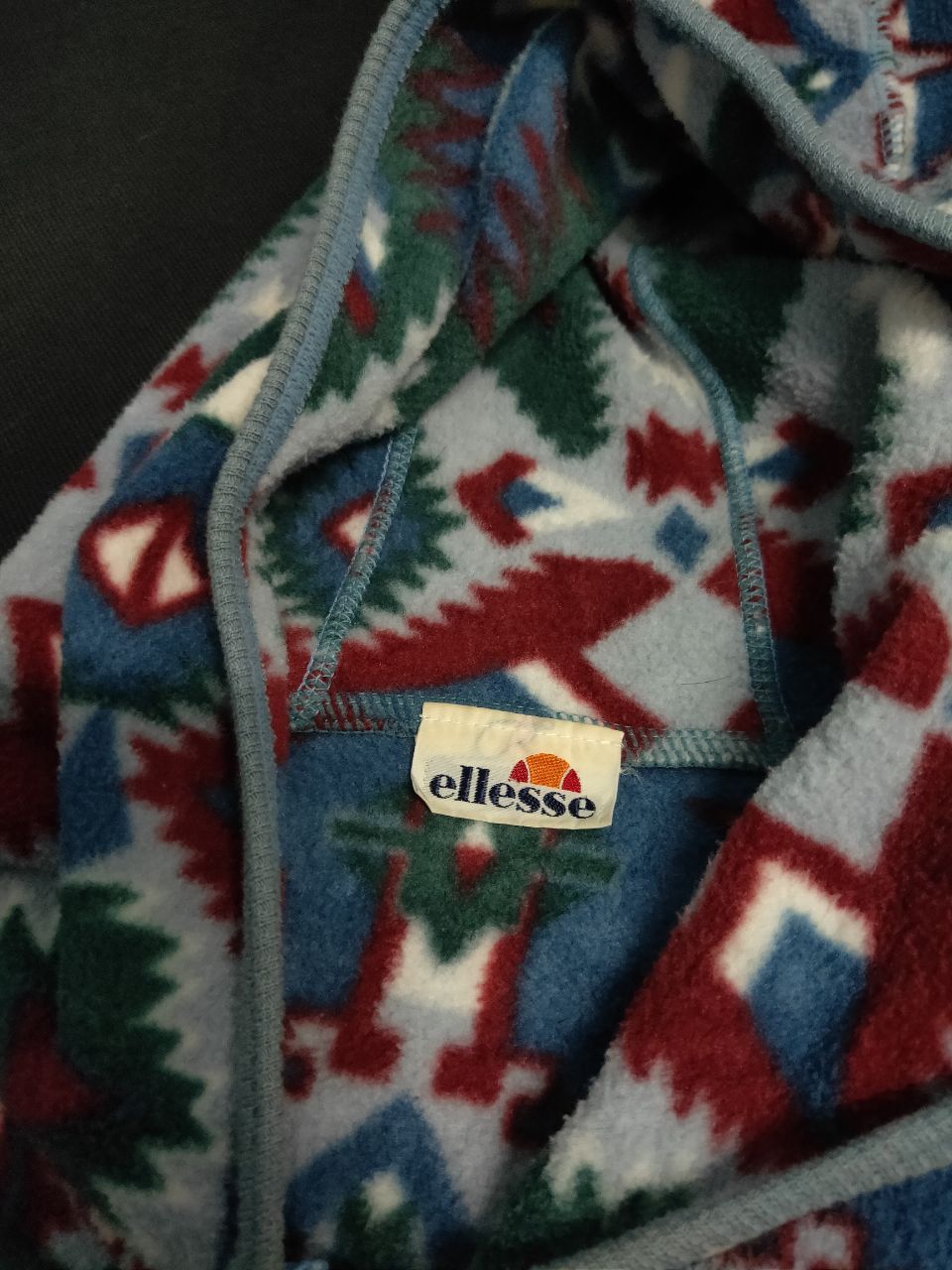 Ellesse × Vintage Vintage Ellesse Printed Fleece Hoodie Full print Size US M / EU 48-50 / 2 - 8 Thumbnail