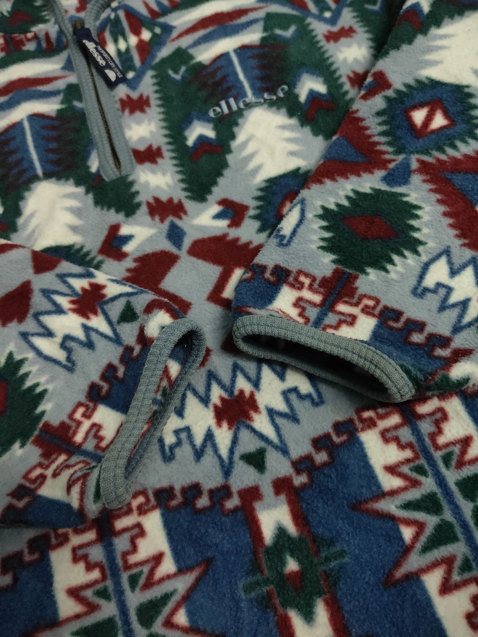 Ellesse × Vintage Vintage Ellesse Printed Fleece Hoodie Full print Size US M / EU 48-50 / 2 - 3 Thumbnail