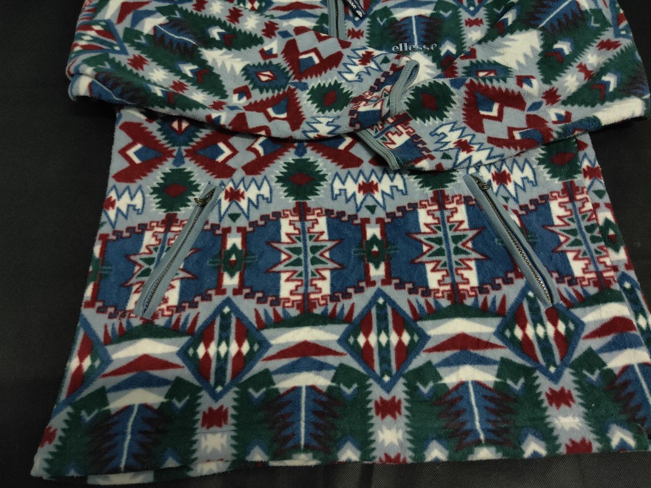 Ellesse × Vintage Vintage Ellesse Printed Fleece Hoodie Full print Size US M / EU 48-50 / 2 - 5 Thumbnail