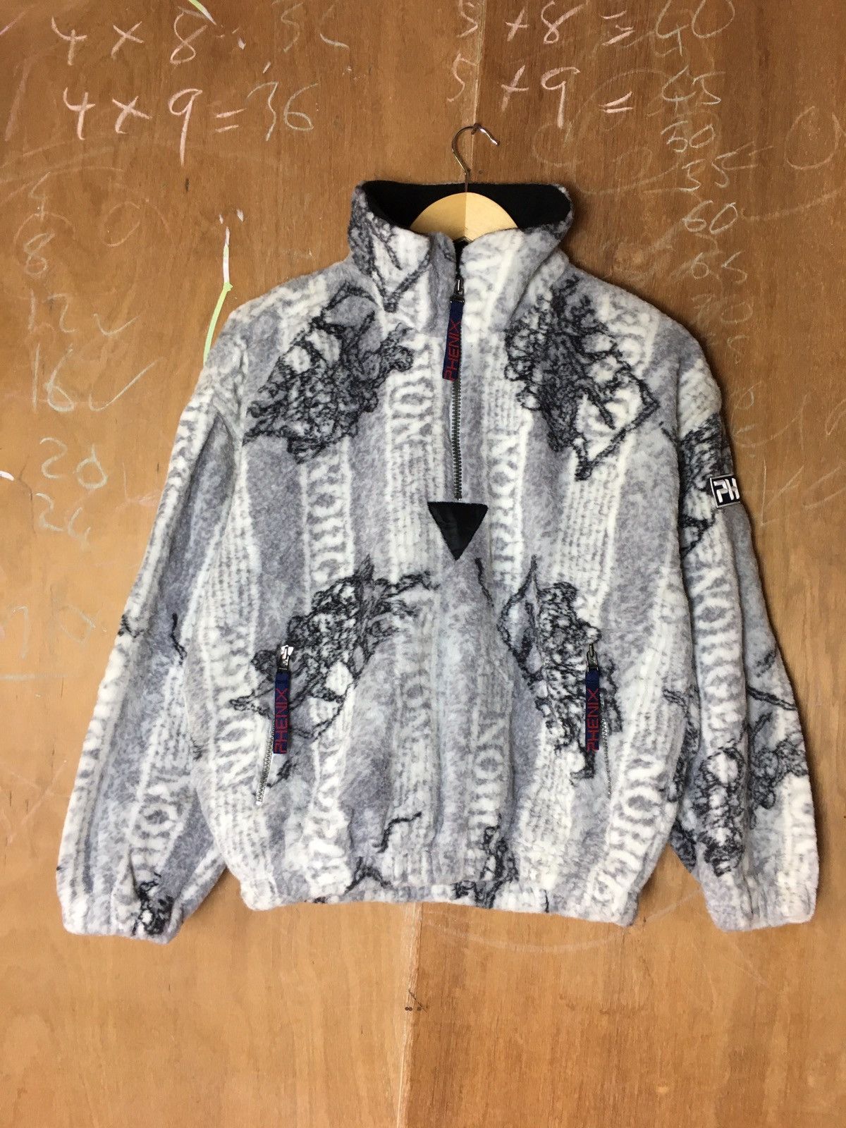 Japanese Brand Printed Fleece Phenix Federation Half Zipper Sweatshirt Size US S / EU 44-46 / 1 - 2 Thumbnail