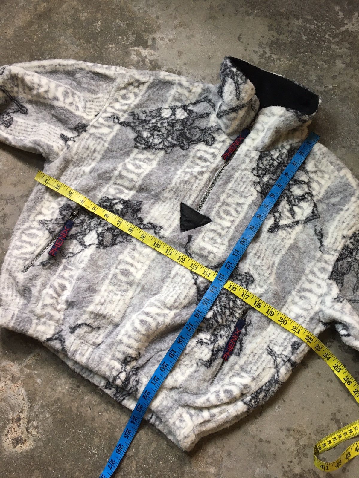 Japanese Brand Printed Fleece Phenix Federation Half Zipper Sweatshirt Size US S / EU 44-46 / 1 - 16 Thumbnail