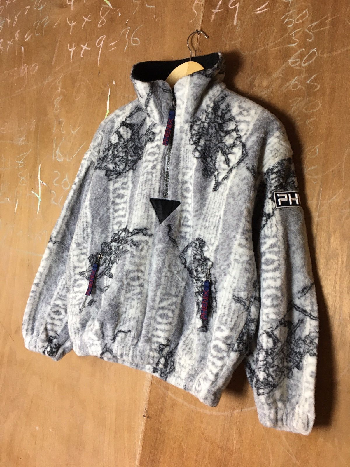 Japanese Brand Printed Fleece Phenix Federation Half Zipper Sweatshirt Size US S / EU 44-46 / 1 - 3 Thumbnail