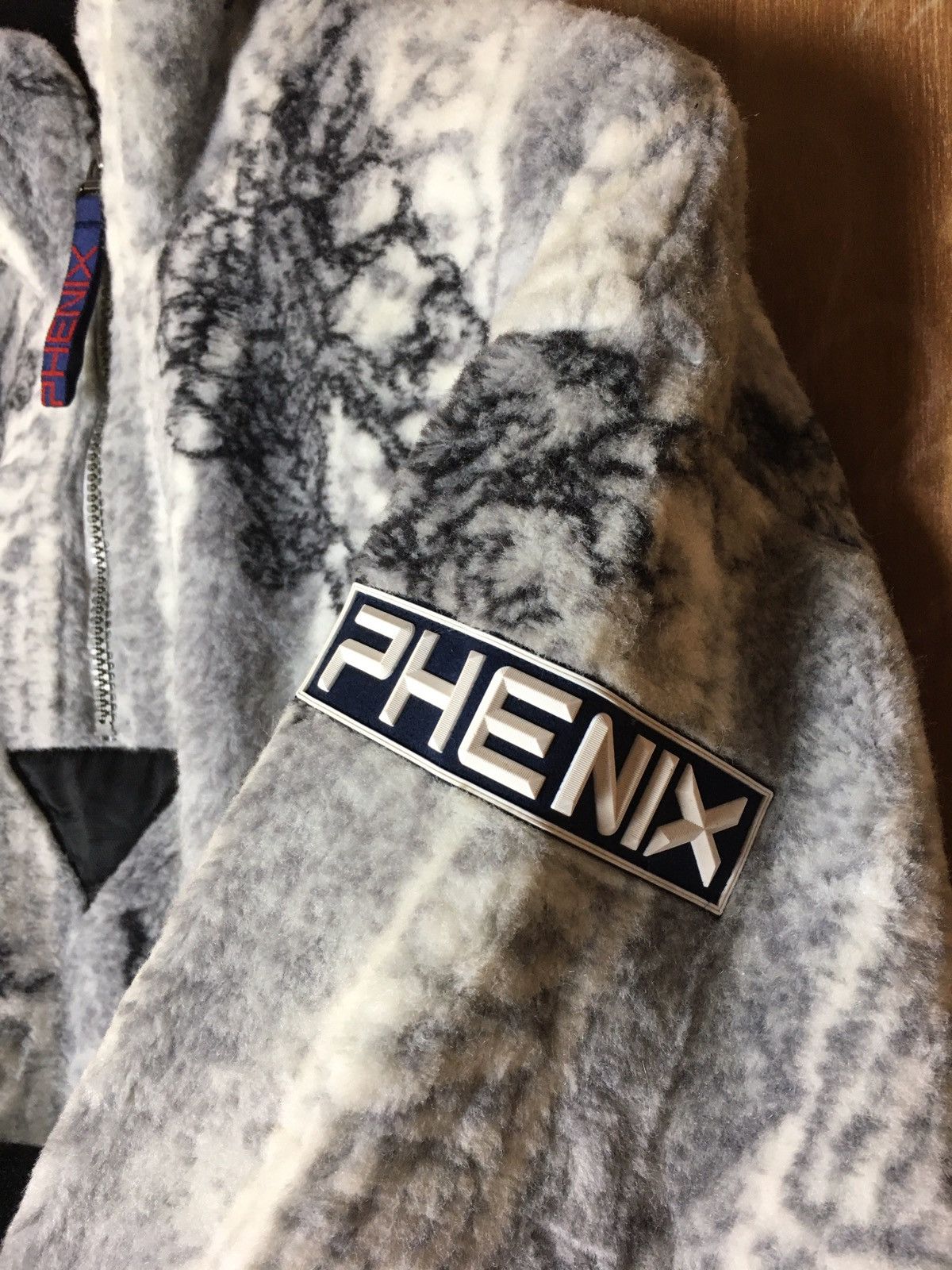 Japanese Brand Printed Fleece Phenix Federation Half Zipper Sweatshirt Size US S / EU 44-46 / 1 - 8 Thumbnail