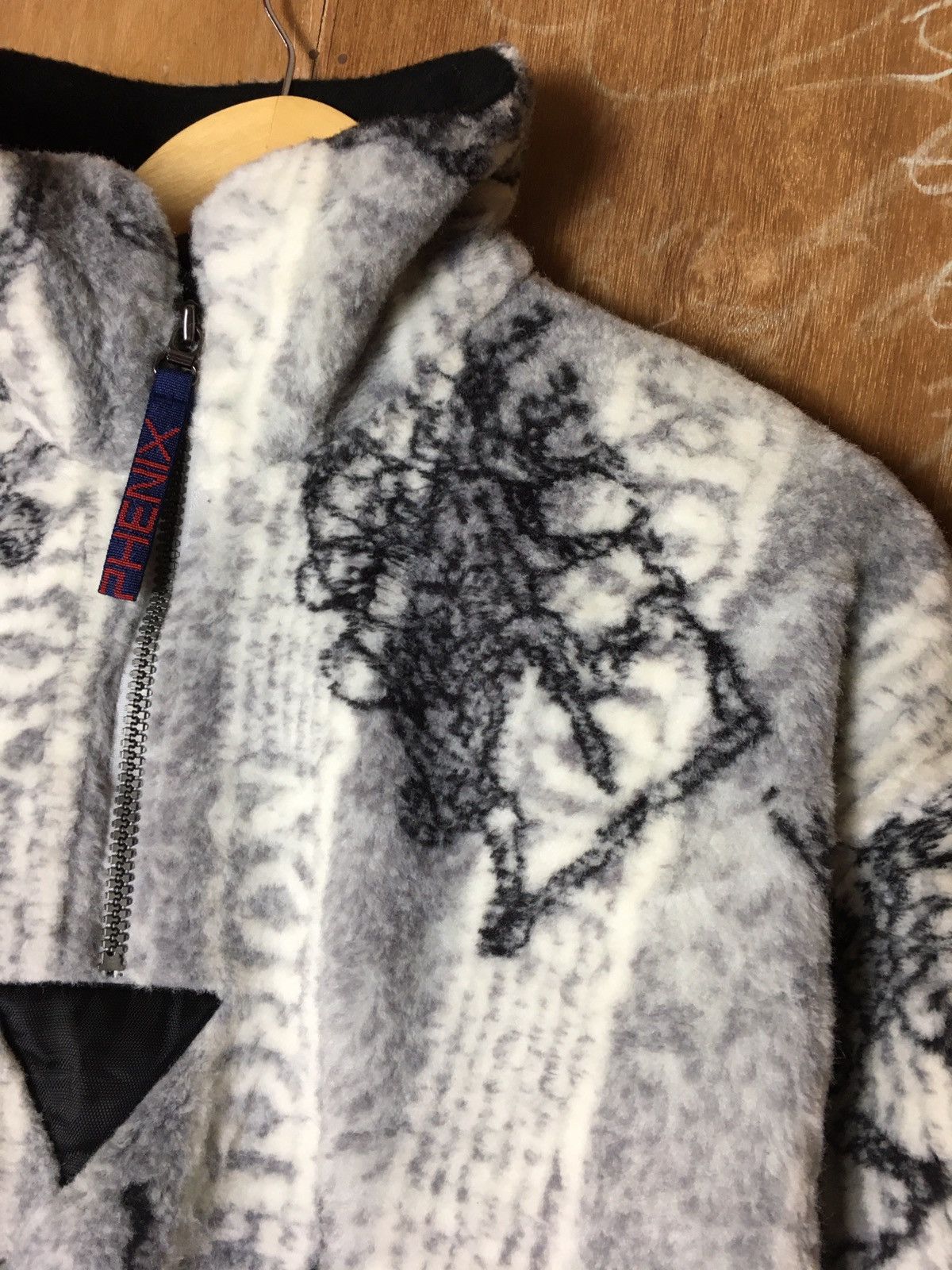 Japanese Brand Printed Fleece Phenix Federation Half Zipper Sweatshirt Size US S / EU 44-46 / 1 - 6 Thumbnail