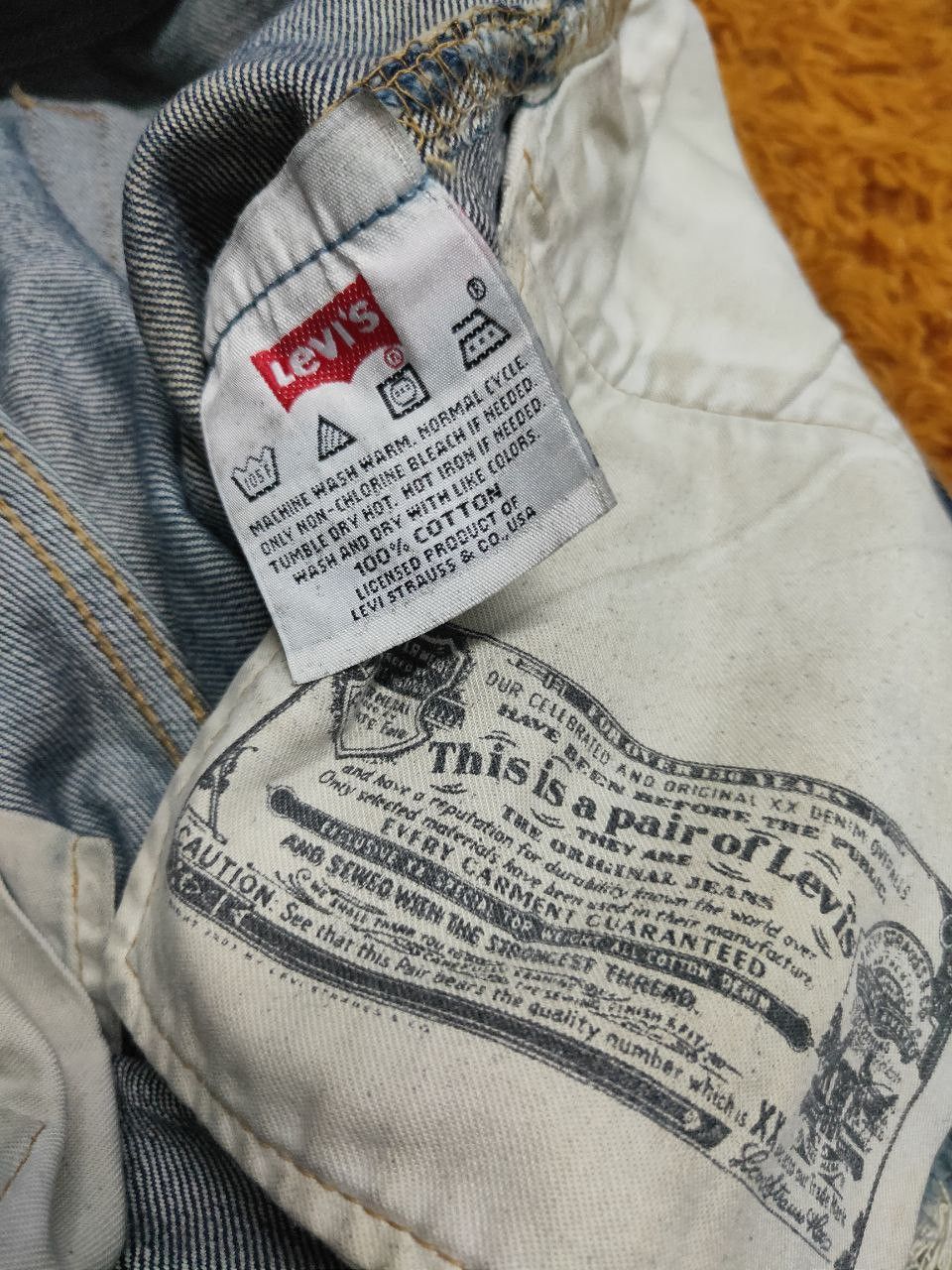 Levi's Vintage Clothing × Vintage Vintage Levis 501 Button Fly Denim Distressed Size US 30 / EU 46 - 7 Thumbnail