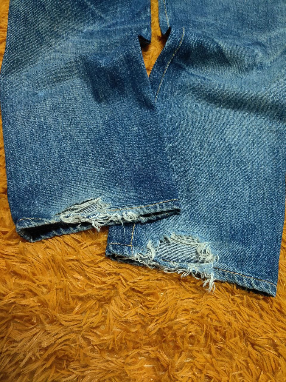Levi's Vintage Clothing × Vintage Vintage Levis 501 Button Fly Denim Distressed Size US 30 / EU 46 - 10 Thumbnail