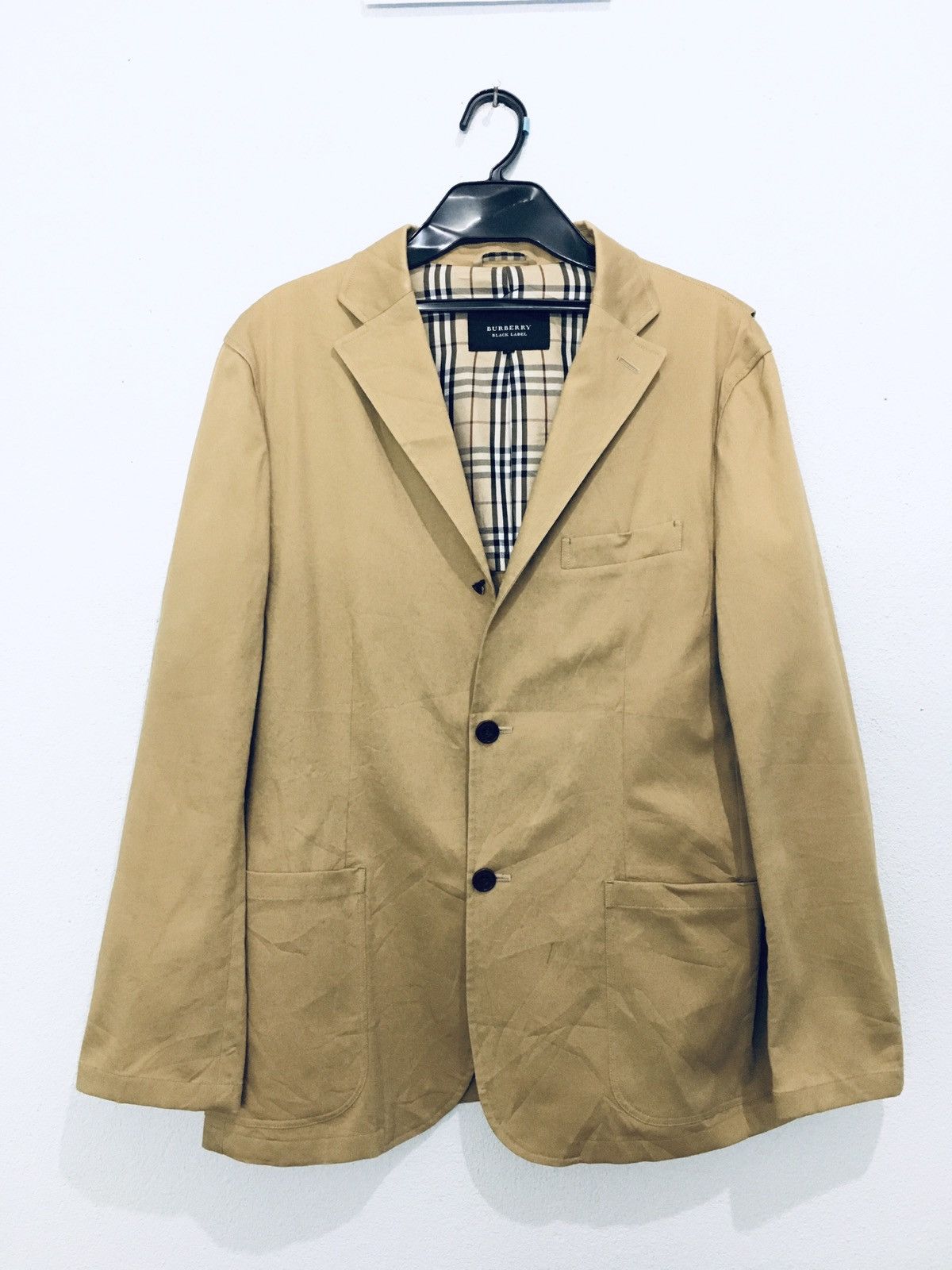 Burberry × Vintage Burberry Black Label Nova Check Coat Jacket Size US M / EU 48-50 / 2 - 2 Thumbnail