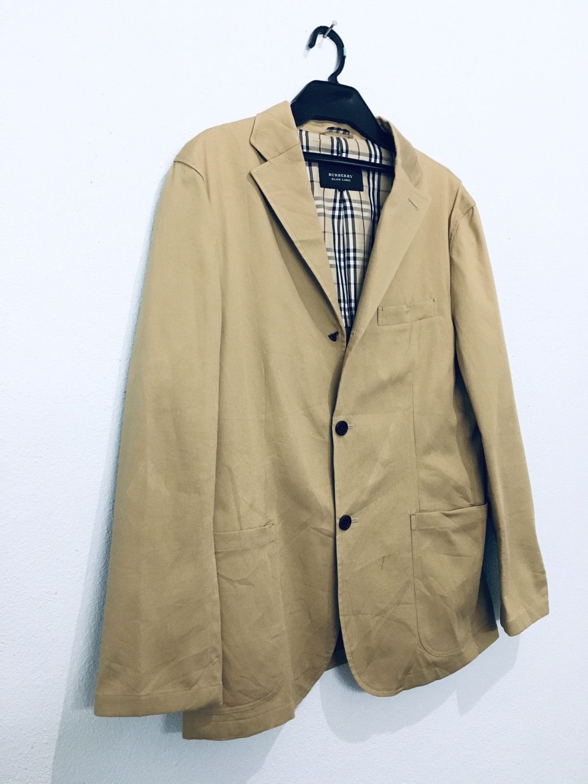 Burberry × Vintage Burberry Black Label Nova Check Coat Jacket Size US M / EU 48-50 / 2 - 4 Thumbnail