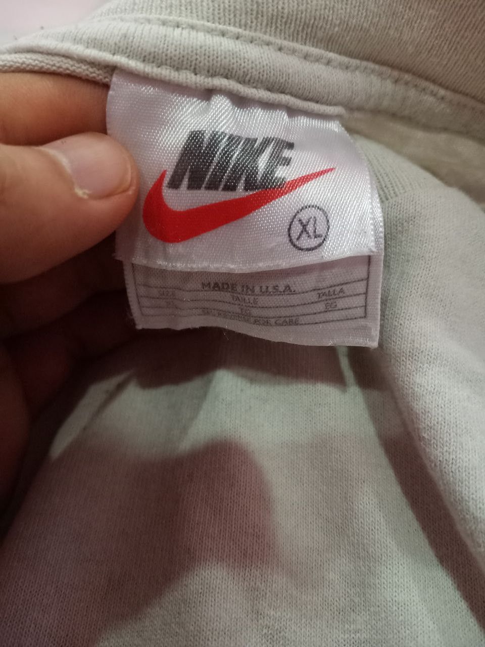 Nike × Vintage Vintage Nike swoosh Tee Size US XL / EU 56 / 4 - 3 Thumbnail