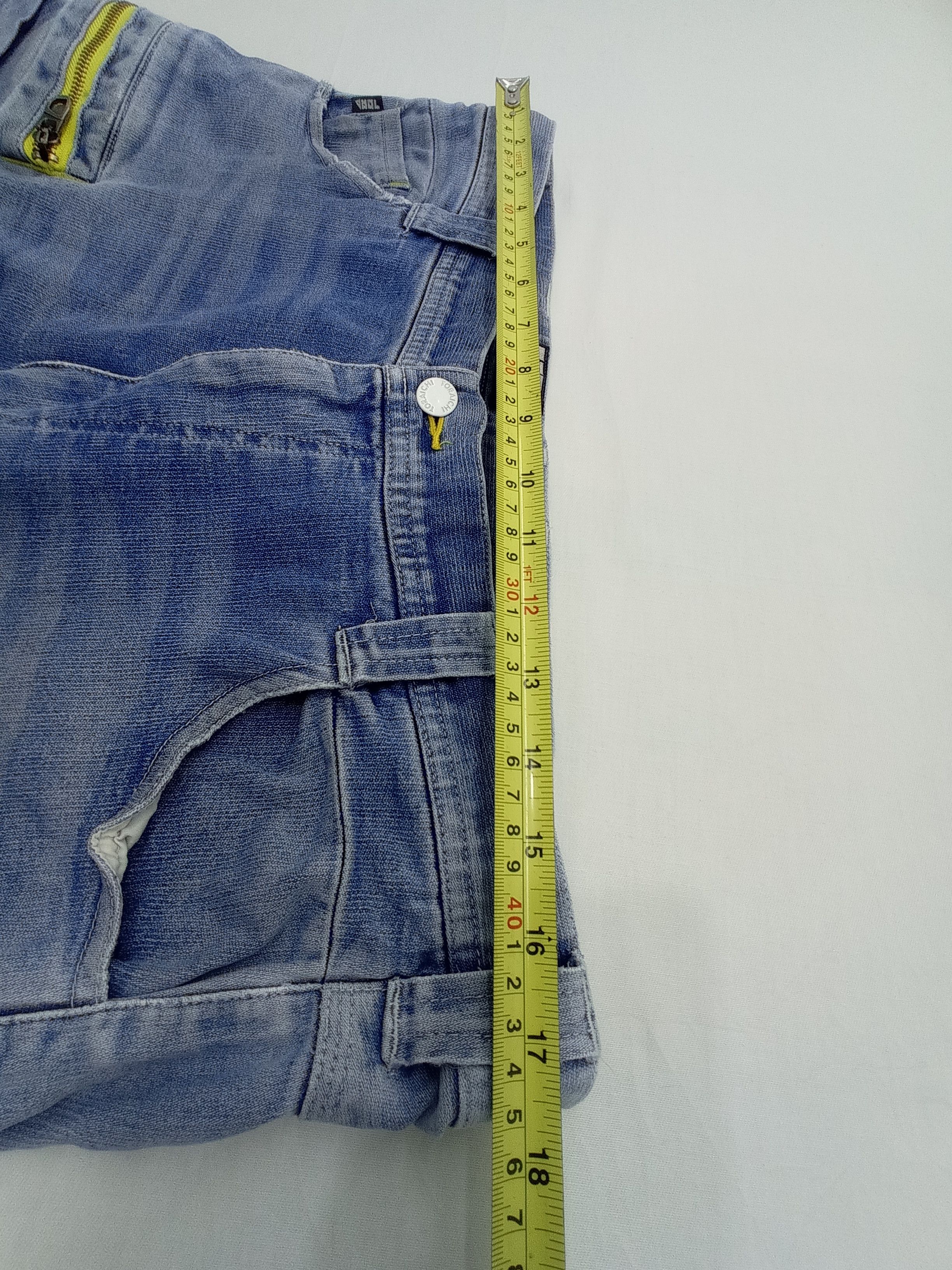 Japanese Brand 🔥Toraichi Denim Faded Cargo Pants Size US 34 / EU 50 - 17 Thumbnail