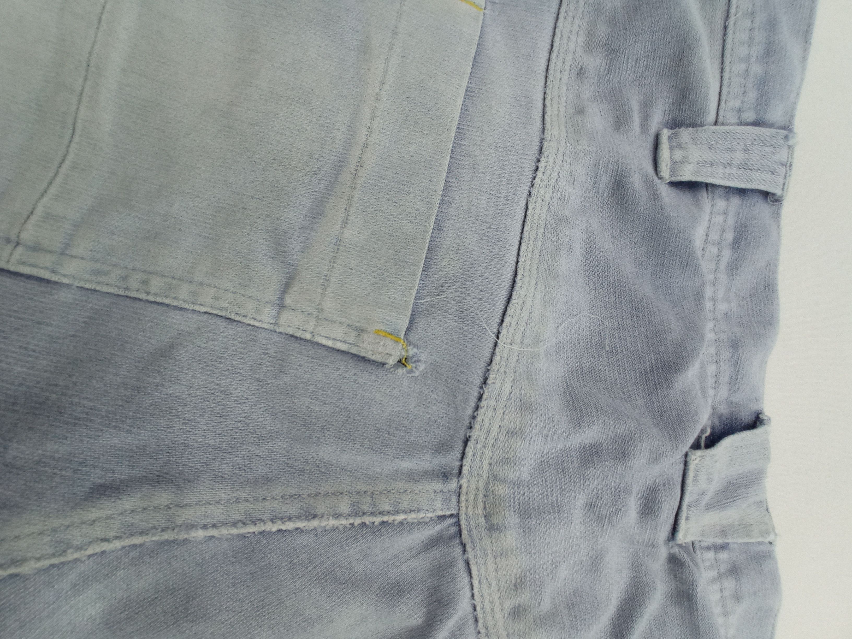 Japanese Brand 🔥Toraichi Denim Faded Cargo Pants Size US 34 / EU 50 - 8 Thumbnail