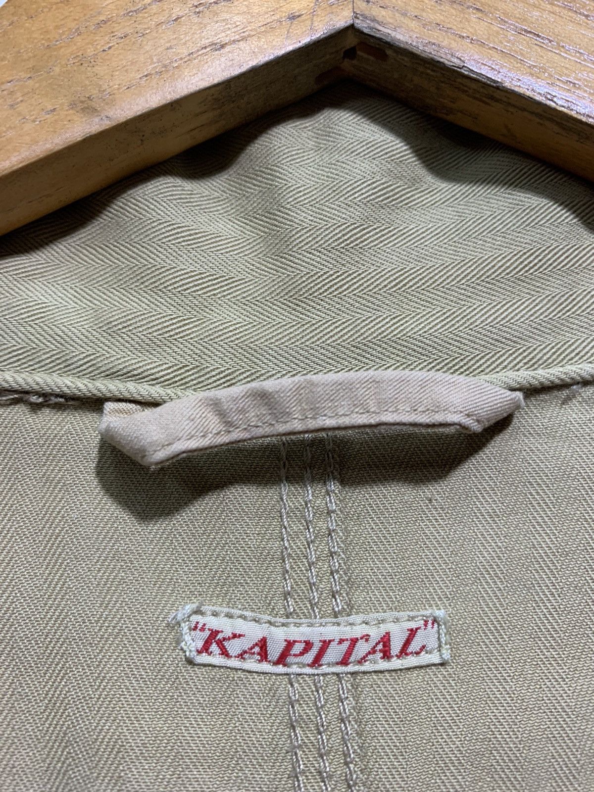Kapital × Kapital Kountry 🔥KAPITAL HBT TRENCH COATS JACKETS Size US M / EU 48-50 / 2 - 13 Thumbnail