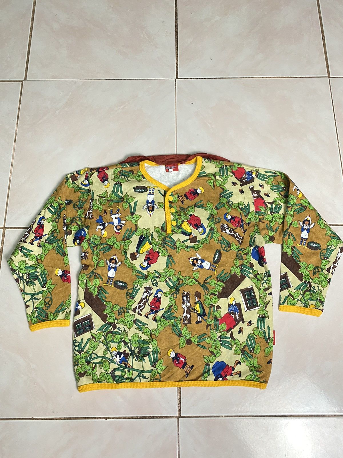 Designer × Kenzo Kenzo Full Print Sweatshirt Women / Kid Size XS / US 0-2 / IT 36-38 - 2 Thumbnail