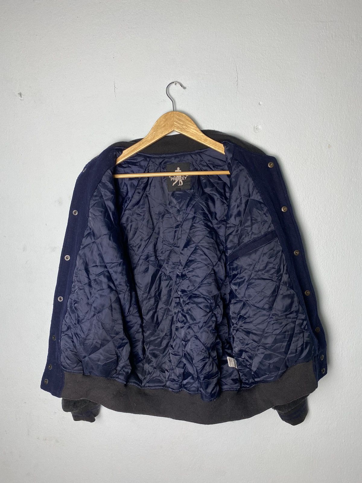 Vintage Rare🔥 Vintage Elvis Presley Wool Varsity Jacket Size US M / EU 48-50 / 2 - 7 Thumbnail