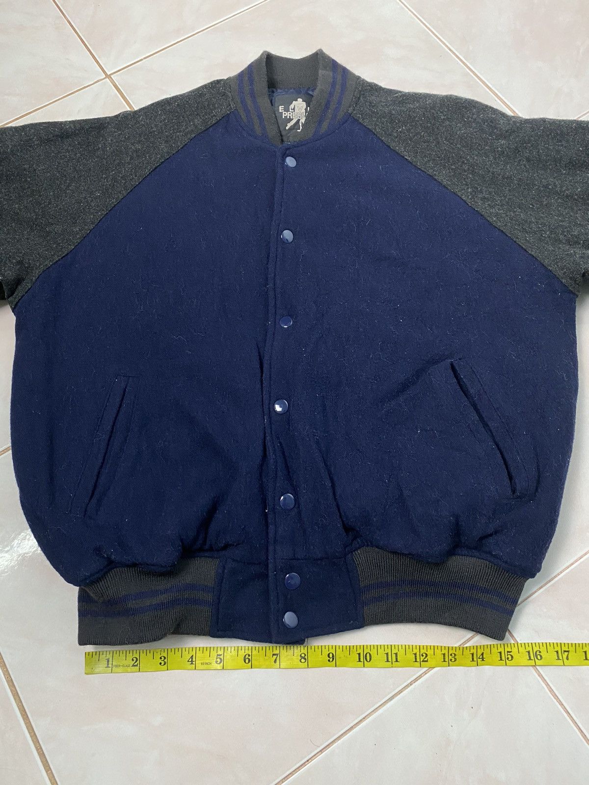 Vintage Rare🔥 Vintage Elvis Presley Wool Varsity Jacket Size US M / EU 48-50 / 2 - 12 Thumbnail