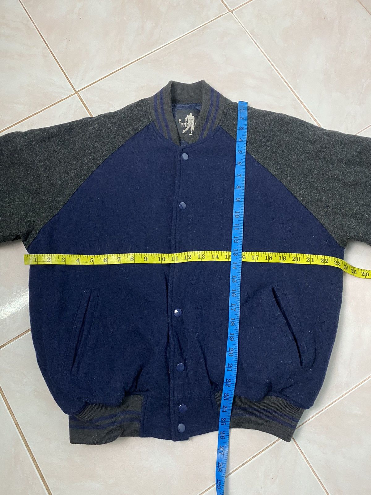 Vintage Rare🔥 Vintage Elvis Presley Wool Varsity Jacket Size US M / EU 48-50 / 2 - 11 Thumbnail