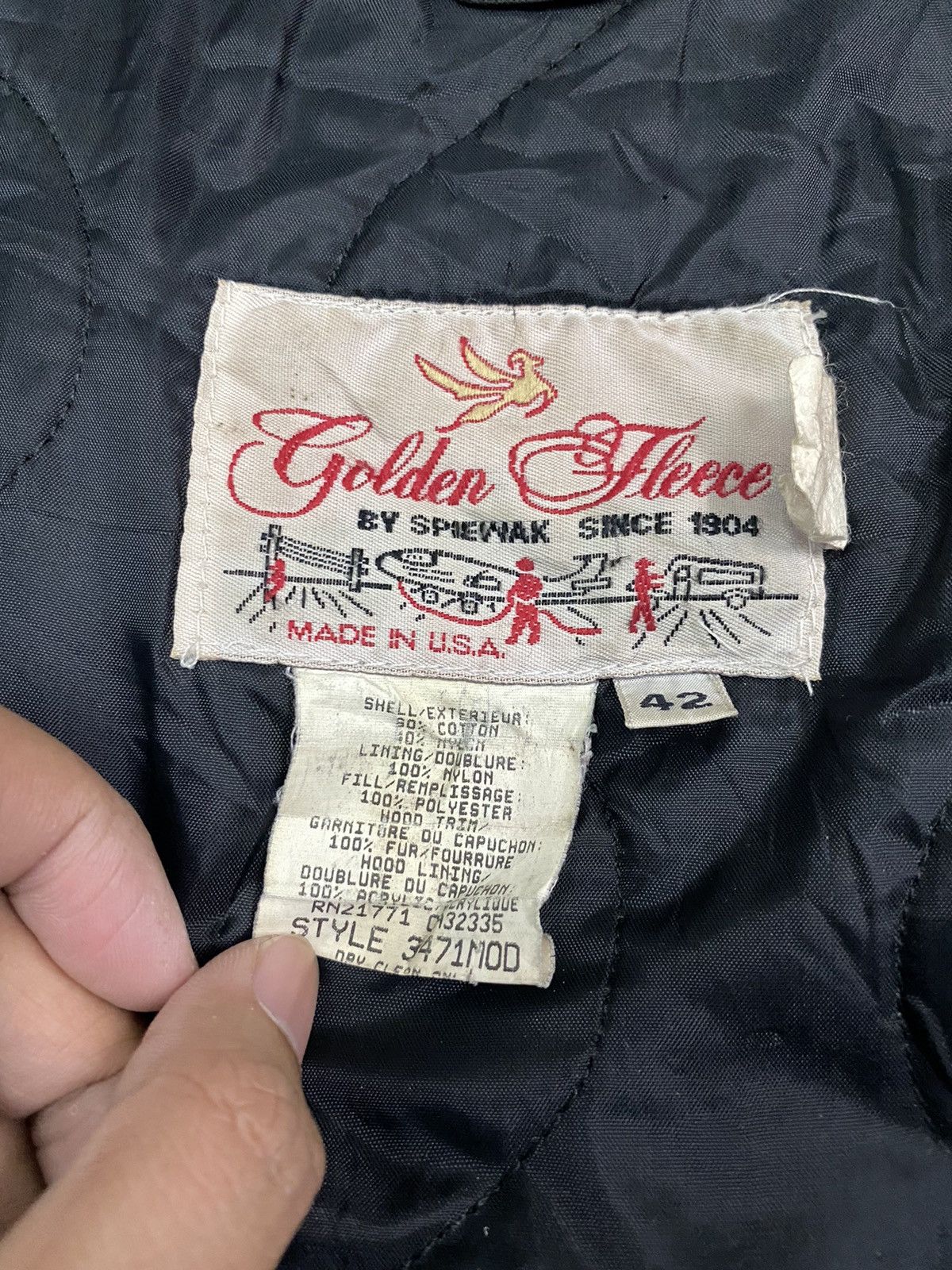 I. Spiewak And Sons × Vintage Vintage Golden Fleece by Spiewak Made In Usa Jacket Size US XL / EU 56 / 4 - 10 Thumbnail