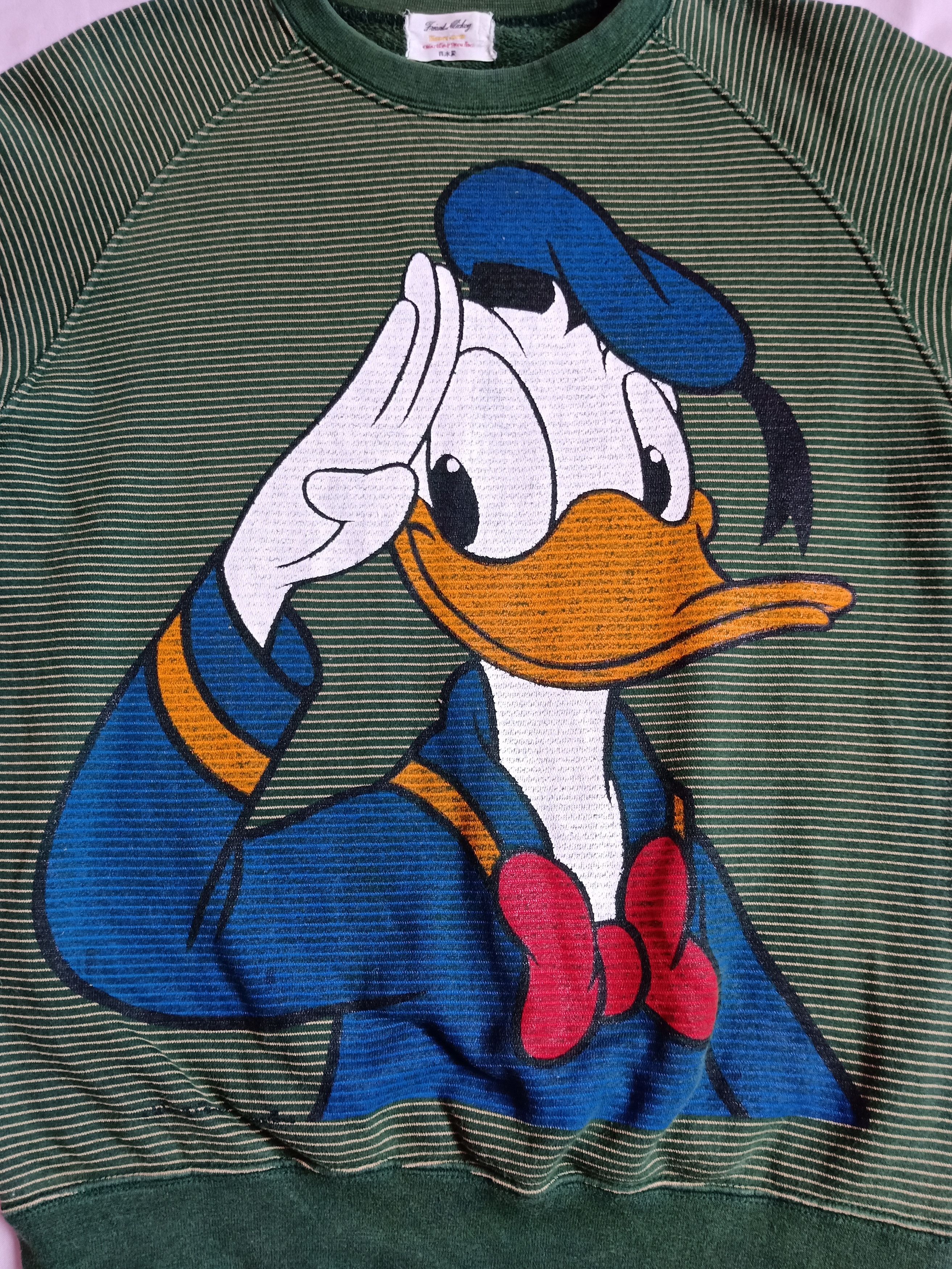 Cartoon Network Vintage Donald Duck Sweatshirt Big Print Size US M / EU 48-50 / 2 - 3 Thumbnail