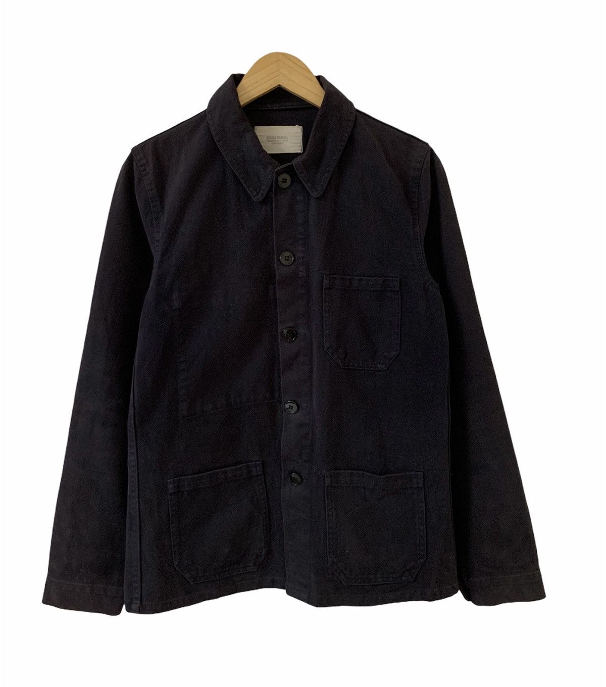 image of Cabane De Zucca x Issey Miyake Zucca Travail Chore Workers Button Jacket in Navy, Men's (Size Small