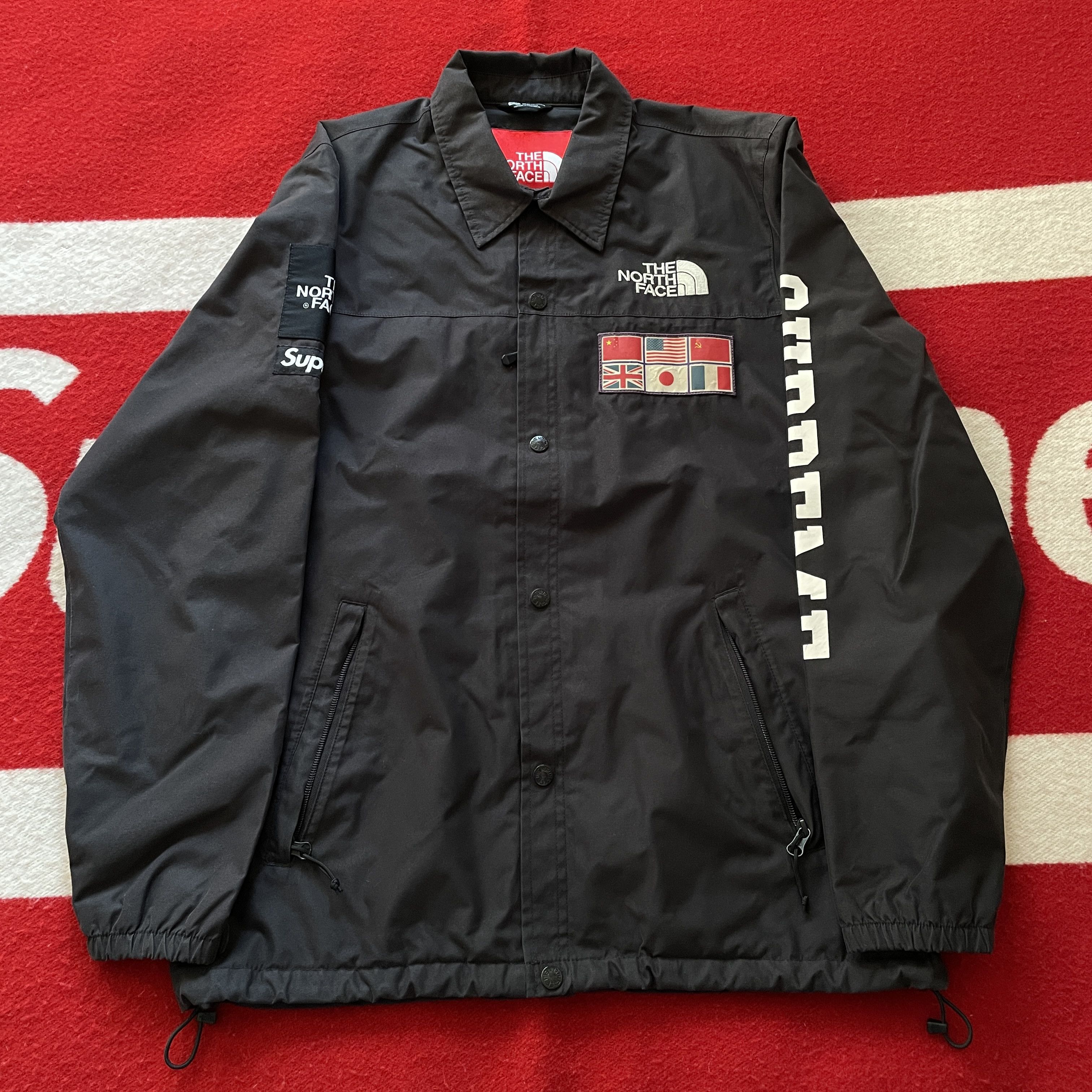 SS14 Supreme x The North Face Flags Expedition Coaches Jacket