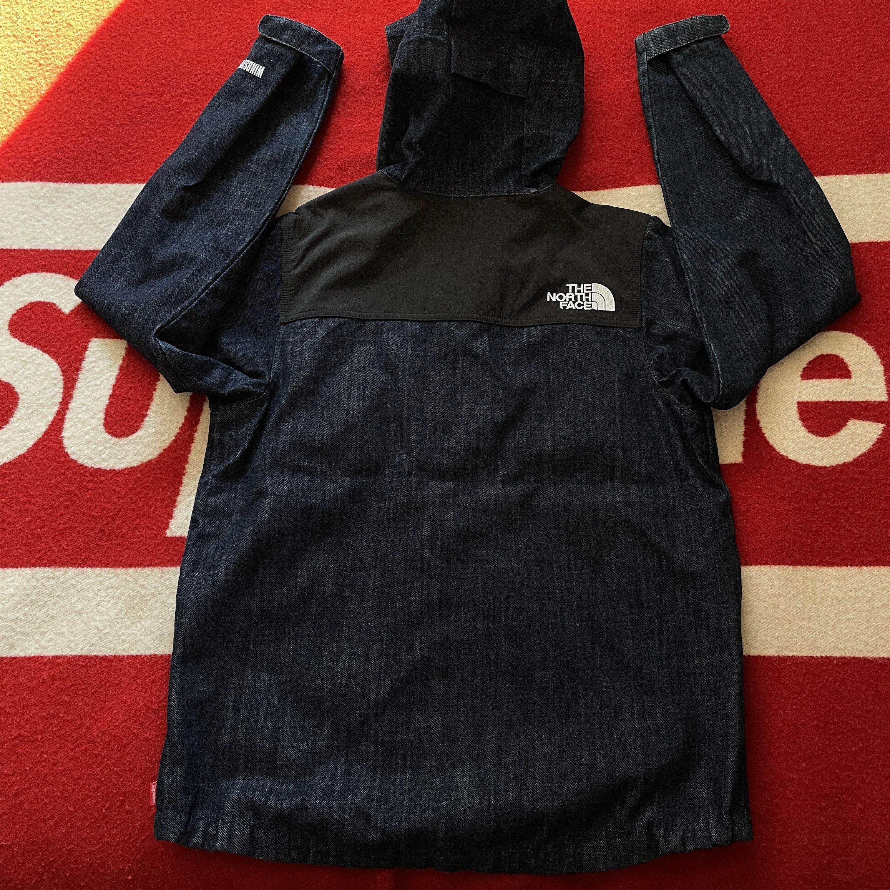 Supreme × The North Face Supreme x TNF - Denim Shot Mountain Jacket Coat S/S15 2015 Size US M / EU 48-50 / 2 - 9 Thumbnail