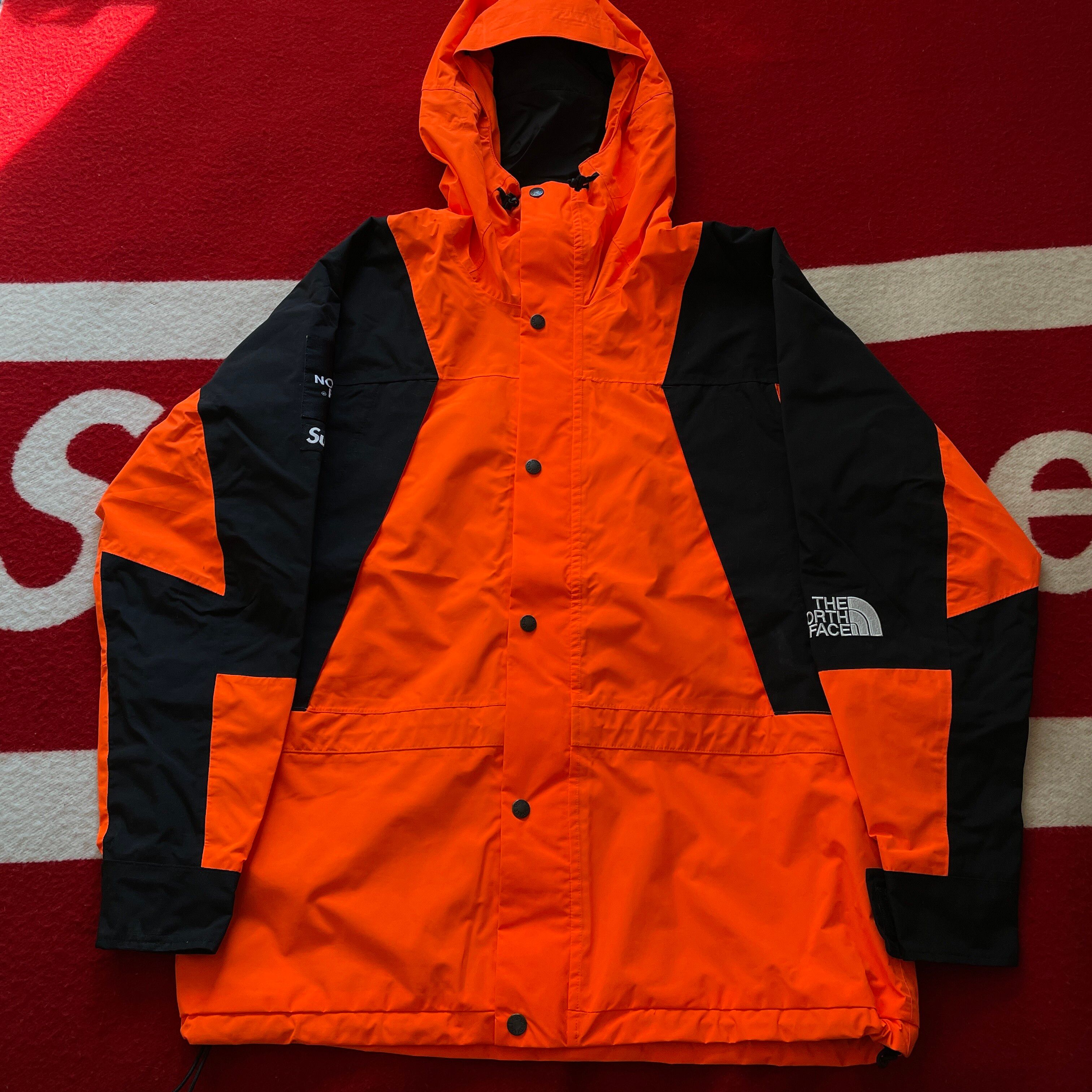 Pre-owned Supreme X The North Face Supreme X Tnf - Light Mountain Jacket F/w16 2016 Orange
