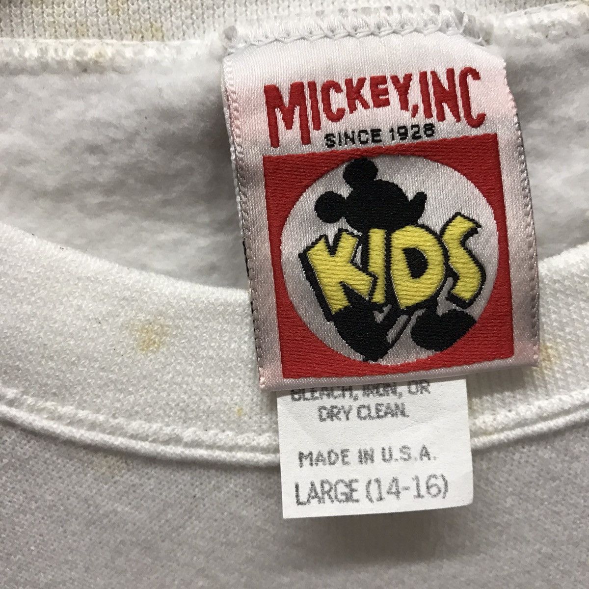 Cartoon Network × Disney × Mickey Inc Vintage Disney MGM Studios Action Mickey Mouse Sweatshirt Size US S / EU 44-46 / 1 - 6 Thumbnail