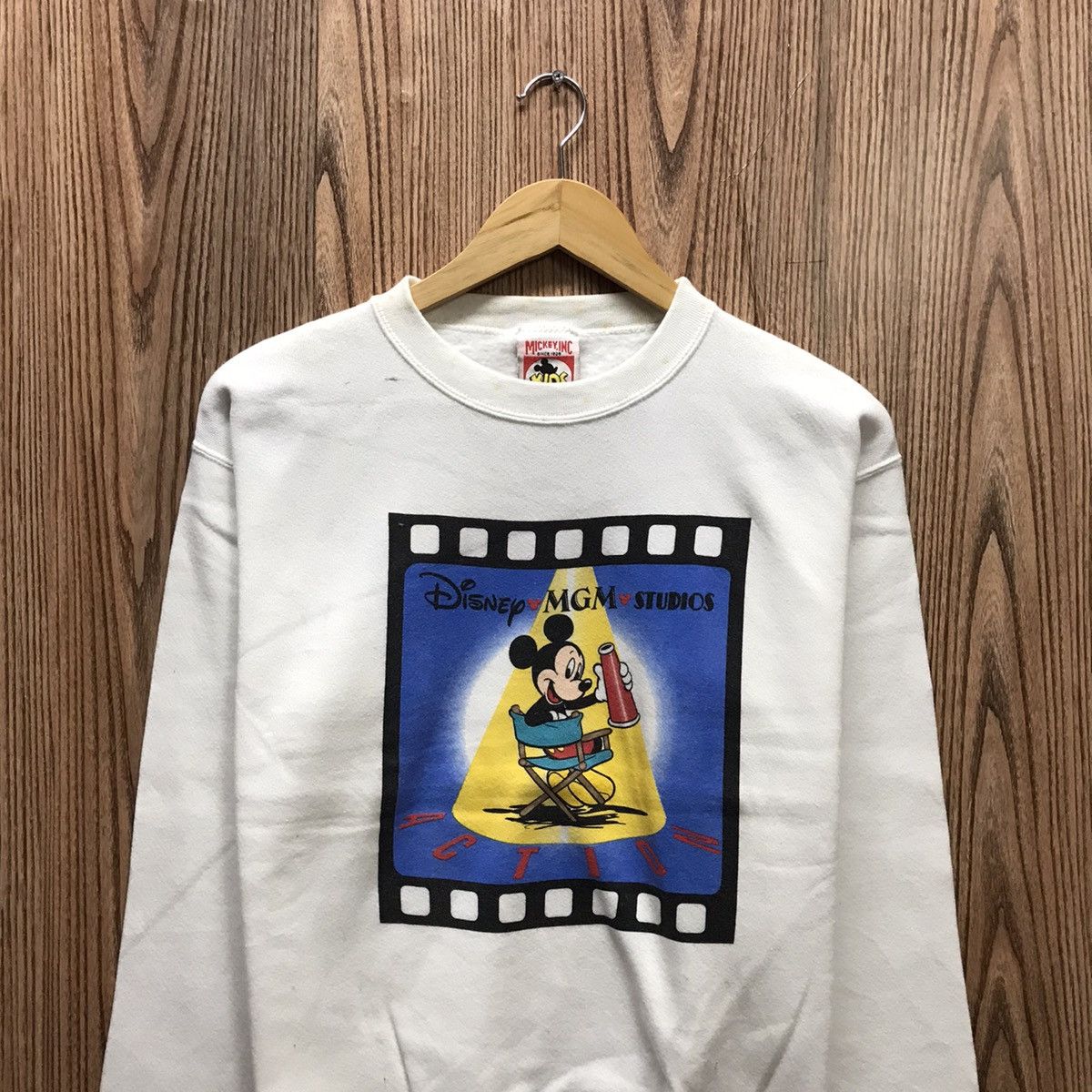 Cartoon Network × Disney × Mickey Inc Vintage Disney MGM Studios Action Mickey Mouse Sweatshirt Size US S / EU 44-46 / 1 - 3 Thumbnail