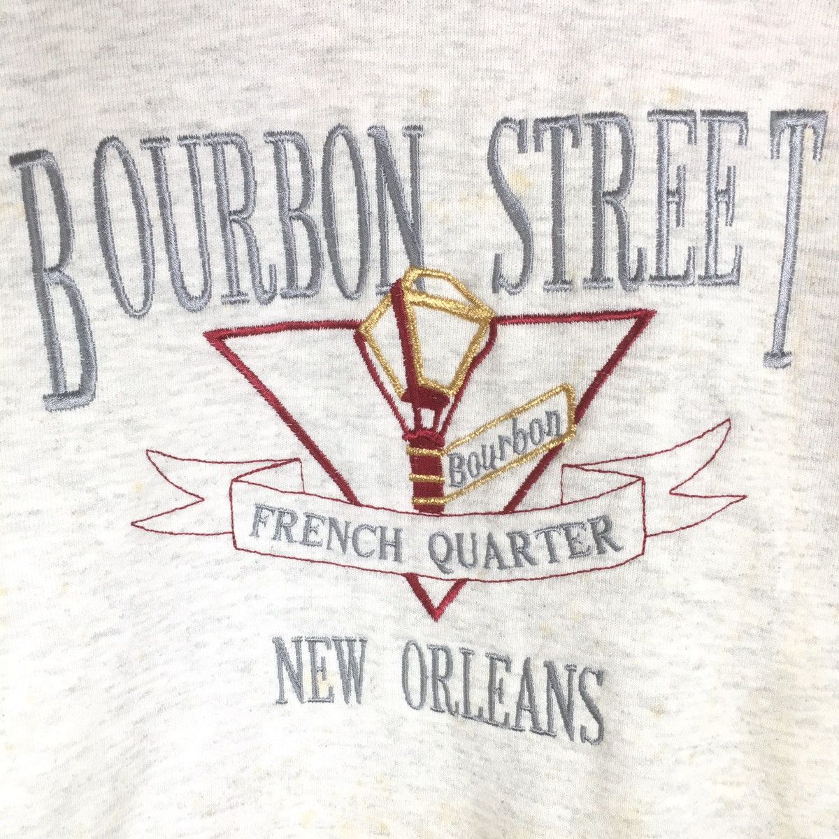 Vintage Bourbon Street Hoodie Sweatshirt Bourbon Street Sunport USA Size US M / EU 48-50 / 2 - 2 Thumbnail
