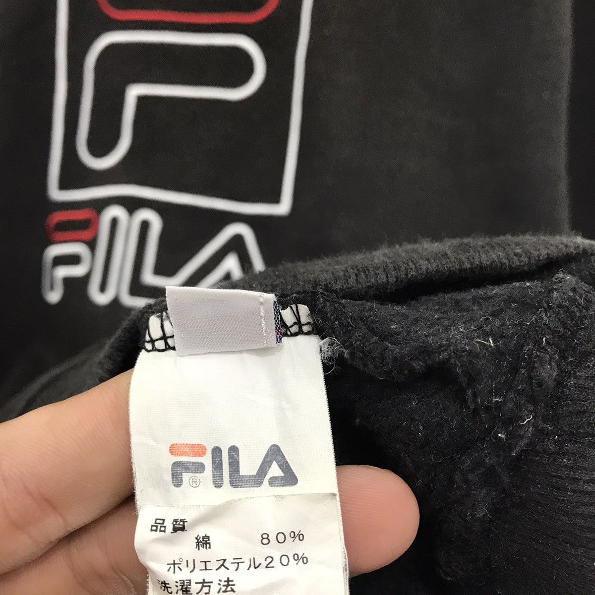 Fila × Vintage Fila sweatshirt Crewneck Biglogo Spellout FILA Size US M / EU 48-50 / 2 - 7 Thumbnail