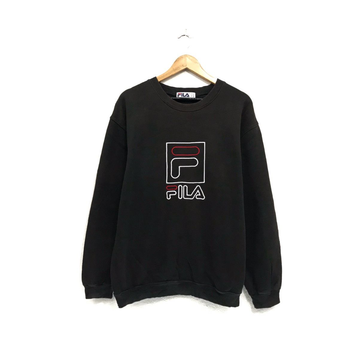 Fila × Vintage Fila sweatshirt Crewneck Biglogo Spellout FILA Size US M / EU 48-50 / 2 - 1 Thumbnail
