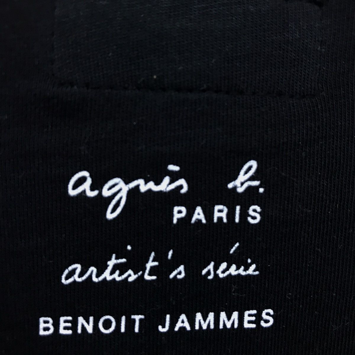 agnes b. Agnes B Tee Shirt Agnes B Crew Neck Biglogo Bernoit James Size US S / EU 44-46 / 1 - 7 Thumbnail