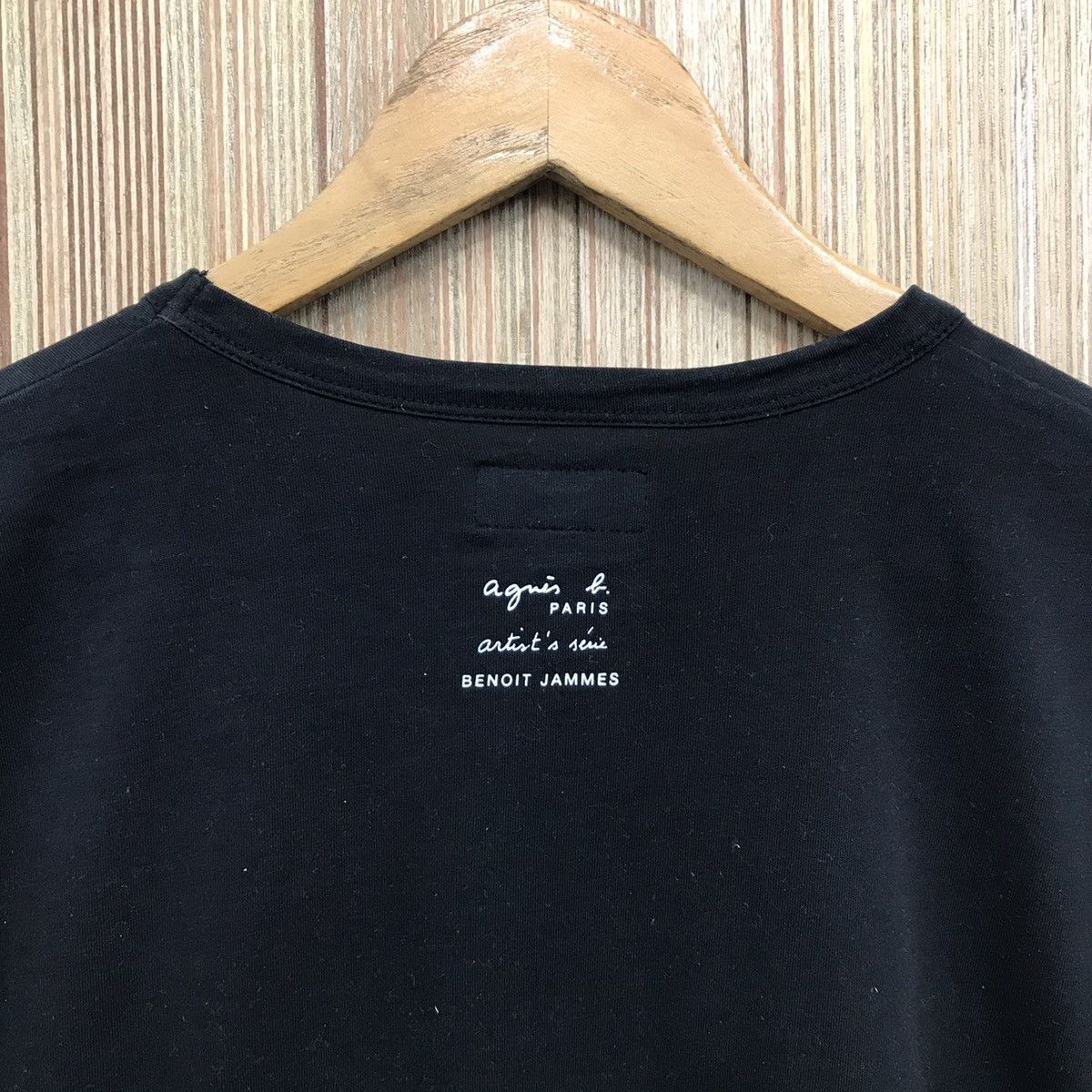 agnes b. Agnes B Tee Shirt Agnes B Crew Neck Biglogo Bernoit James Size US S / EU 44-46 / 1 - 6 Thumbnail