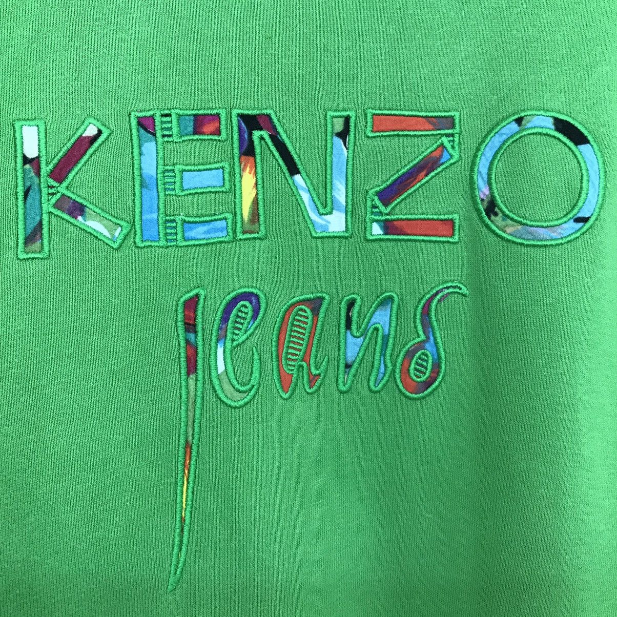 Kenzo Vintage Kenzo Jeans Sweatshirt Kenzo Crew Kenzo Embroidered Size US M / EU 48-50 / 2 - 3 Thumbnail