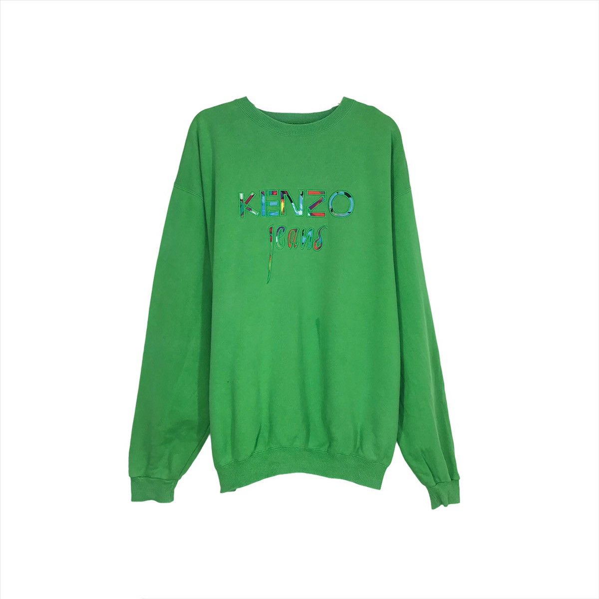 Kenzo Vintage Kenzo Jeans Sweatshirt Kenzo Crew Kenzo Embroidered Size US M / EU 48-50 / 2 - 1 Thumbnail