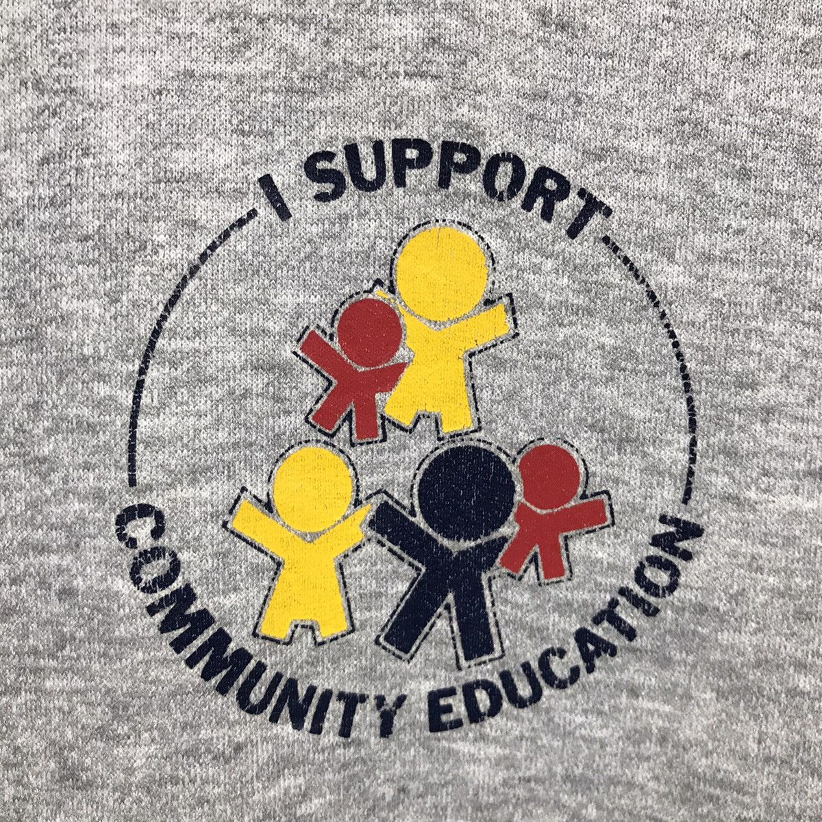 Velva Sheen × Vintage Vintage Sweatshirt Hoodie Spell Support Community Education Size US M / EU 48-50 / 2 - 3 Thumbnail