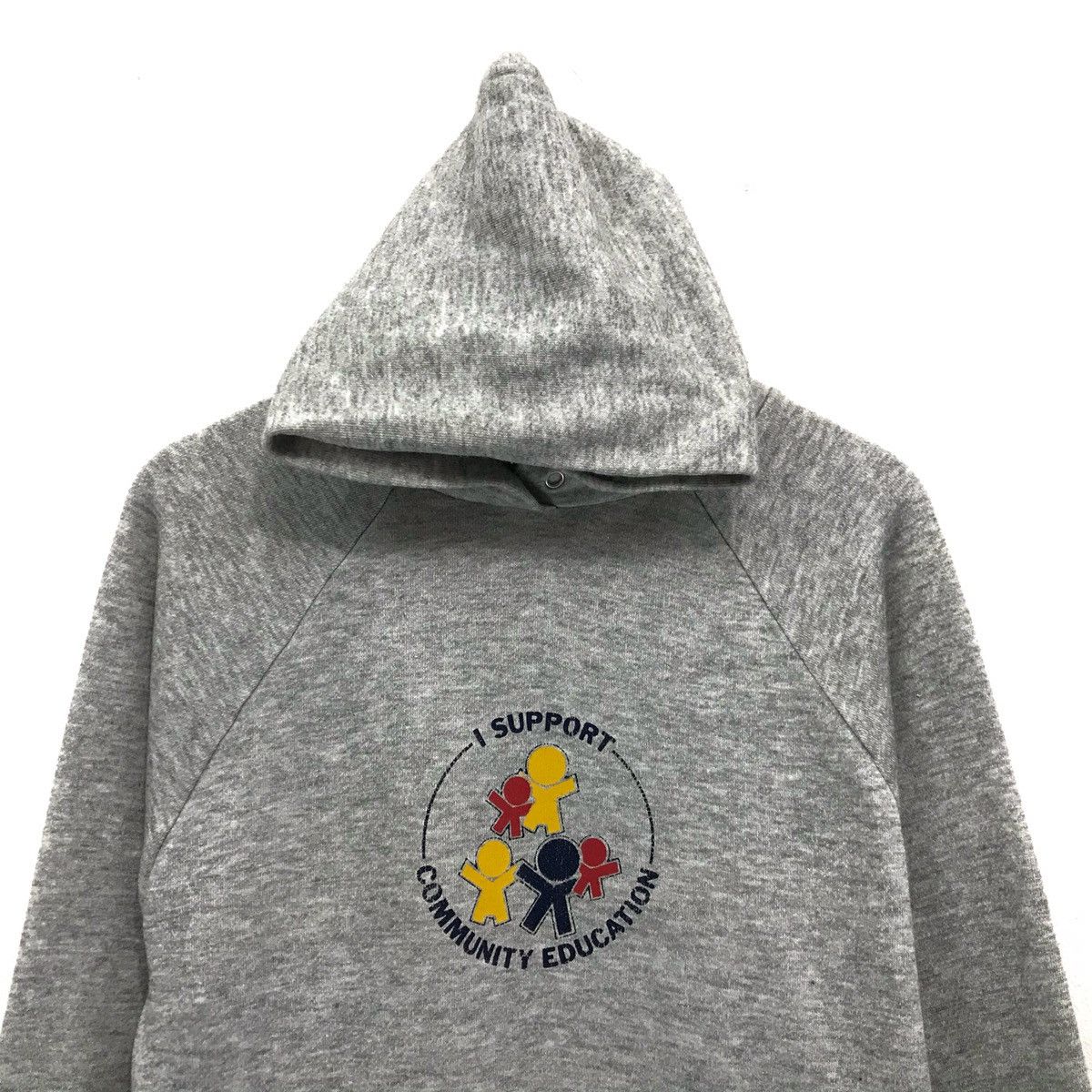 Velva Sheen × Vintage Vintage Sweatshirt Hoodie Spell Support Community Education Size US M / EU 48-50 / 2 - 2 Thumbnail